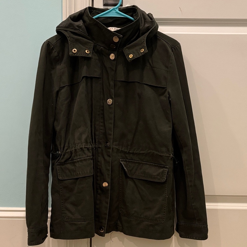 Black Hooded Jacket